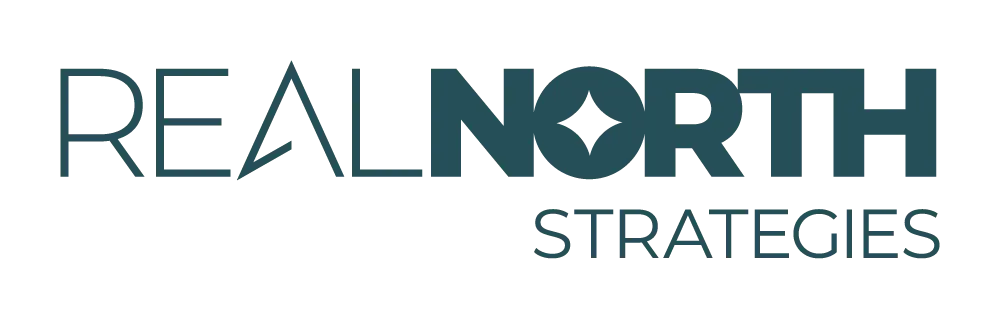 Real North Strategies logo.