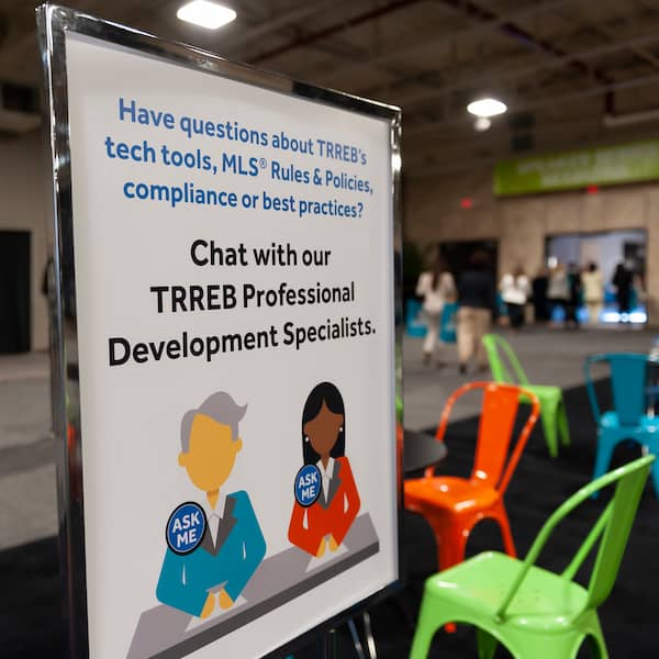 Photo of a sign at realtor quest.